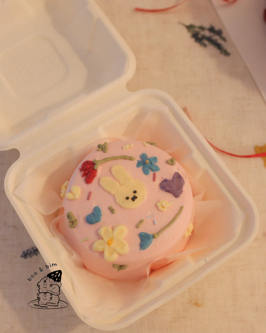 Vanilla-strawberry bento