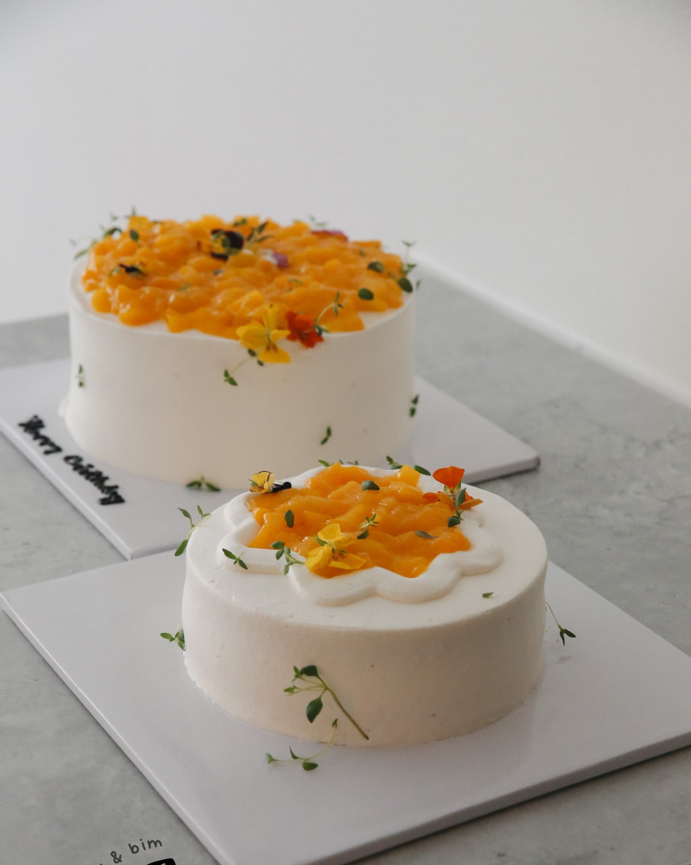 Vanilla-fruits cake (L)