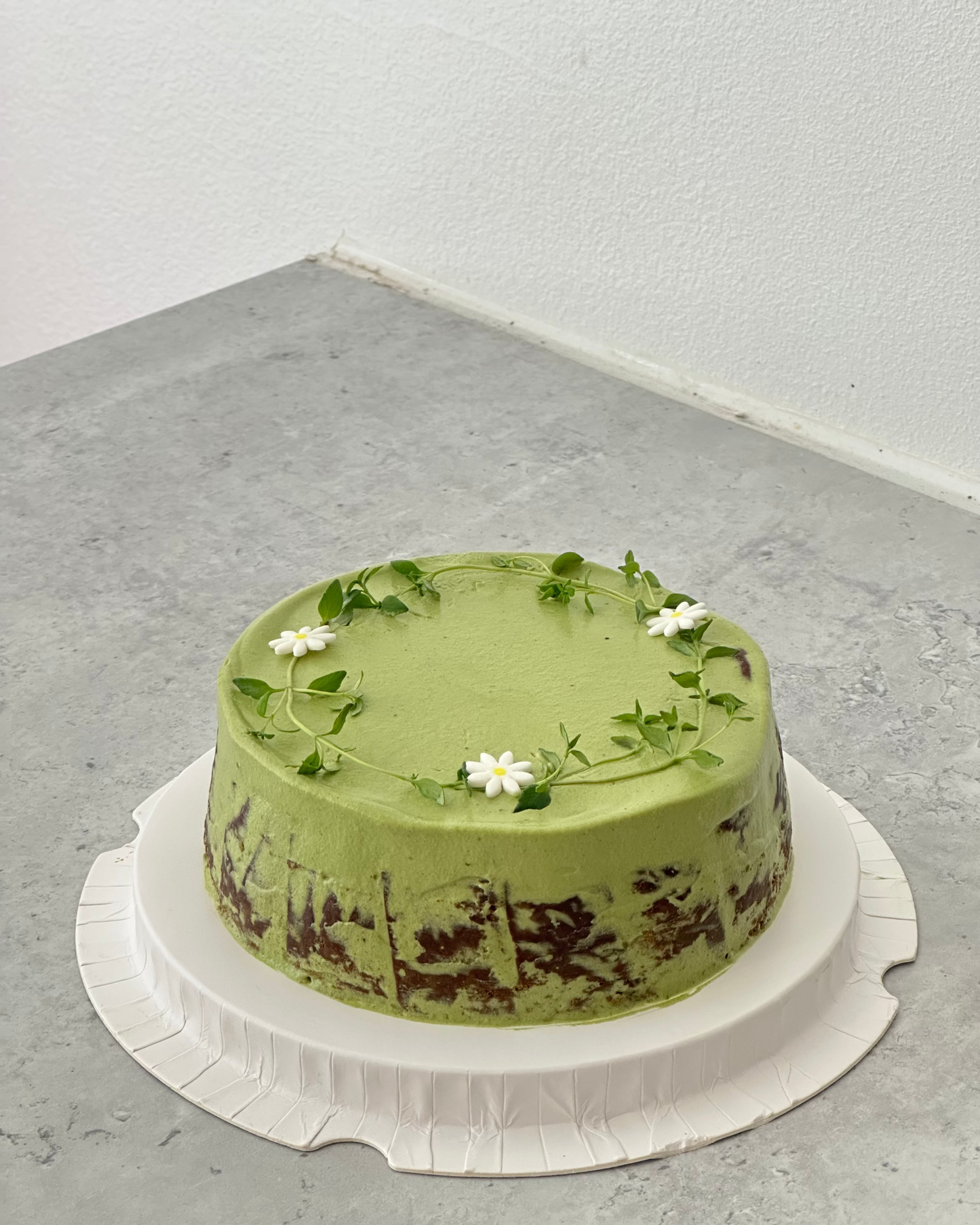 Matcha Basque burnt cheesecake (G, L)