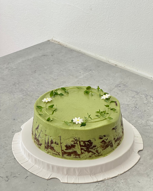 Matcha Basque burnt cheesecake (G, L)